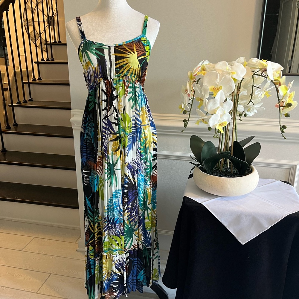 Ingear Multicolor Tropical Maxi Dress